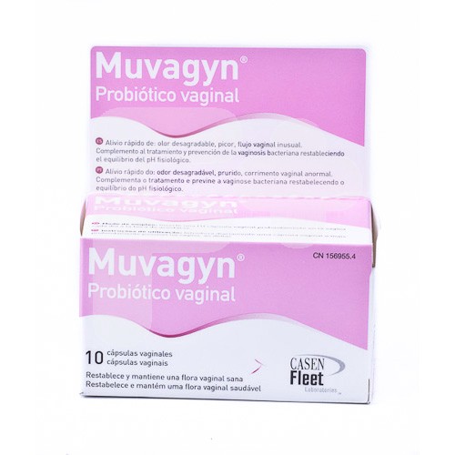 Muvagyn probiótico vaginal 10 cápsulas