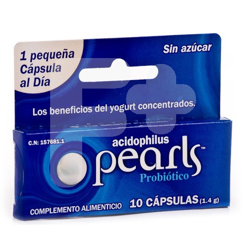 PEARLS ACIDOPHILUS 10CAPS PROBIOTICO DHU