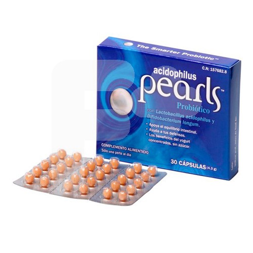 PEARLS ACIDOPHILUS 30CAPS PROBIOTICO DHU