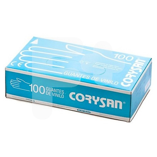 GUANTES CORYSAN VINILO T/G 100 UND. GUANTES CORYSAN VINILO T/G 100 UND.