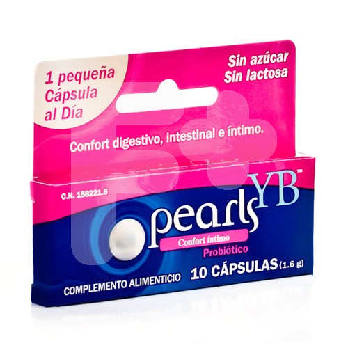 PEARLS YB 10 CAPSULAS PROBIOTICO     DHU