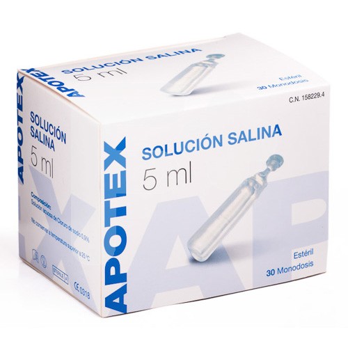 APOTEX SOL. SALINA FISIOL 5ML X 30 MONOD