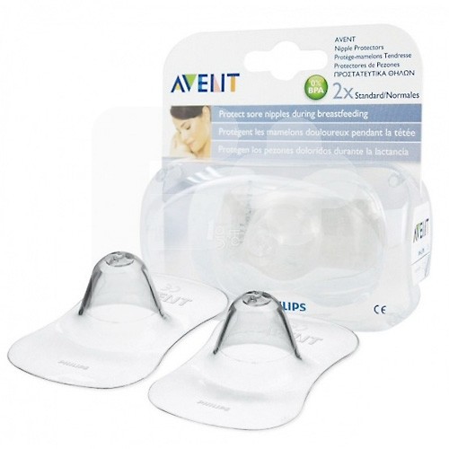 Avent Protector pezón silicona mini 2uds