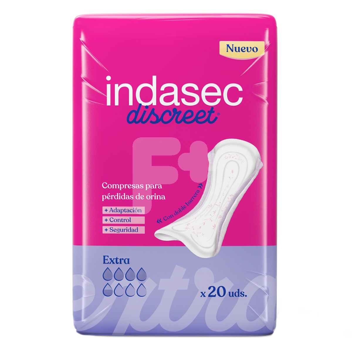 Indasec discreet extra 20 unidades