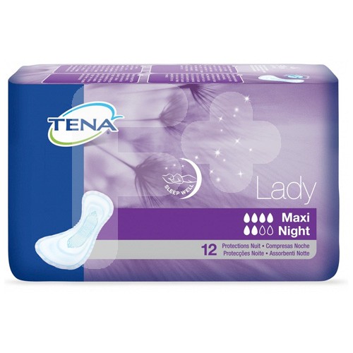 Tena discreet maxi night 12 uds.