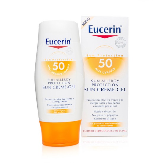 Eucerin Solar allergy crema/gel 50+ 150ml