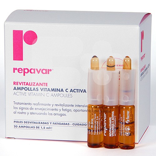 Repavar Revitalizante ampollas de vitamina C 20 ampollas