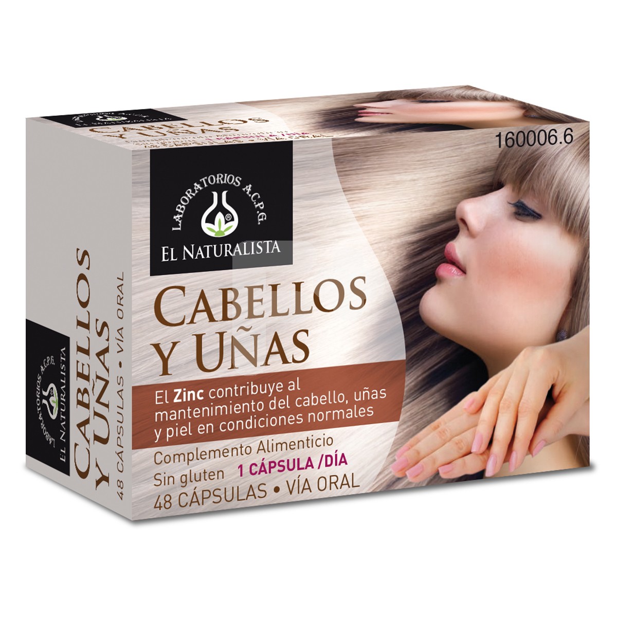 EL NATURALISTA CABELLO Y UÑAS 48 CAPS