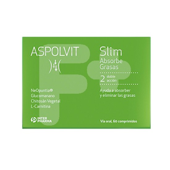 ASPOLVIT SLIM ABSORBE GRASAS 60 CAPSULAS