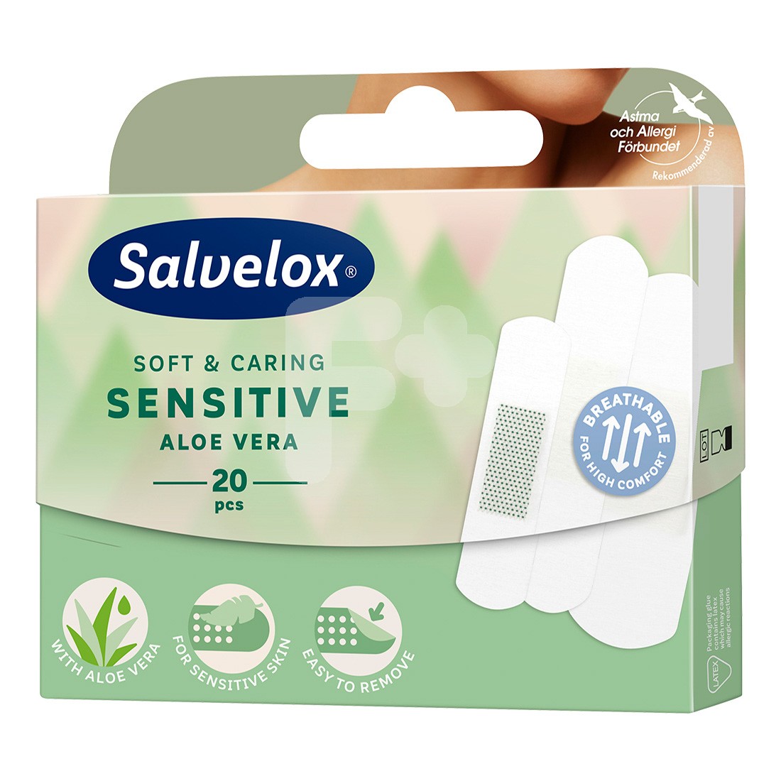 SALVELOX SENSITIVE ALOE VERA 20 APOSITOS