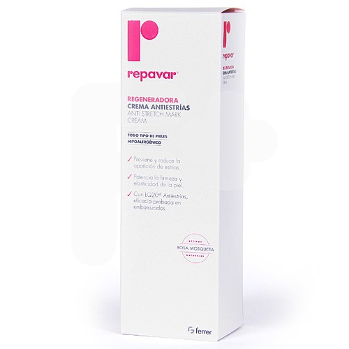 Repavar regeneradora crema antiestrías 250ml