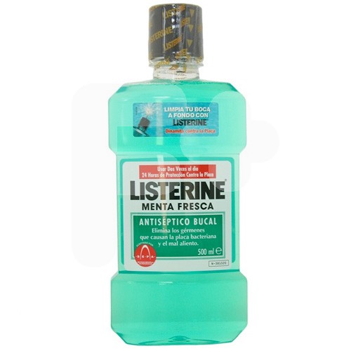 Listerine menta fresca 500