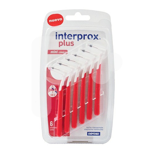 CEPILLO INTERPROX PLUS MINI CONICO 6 UDS