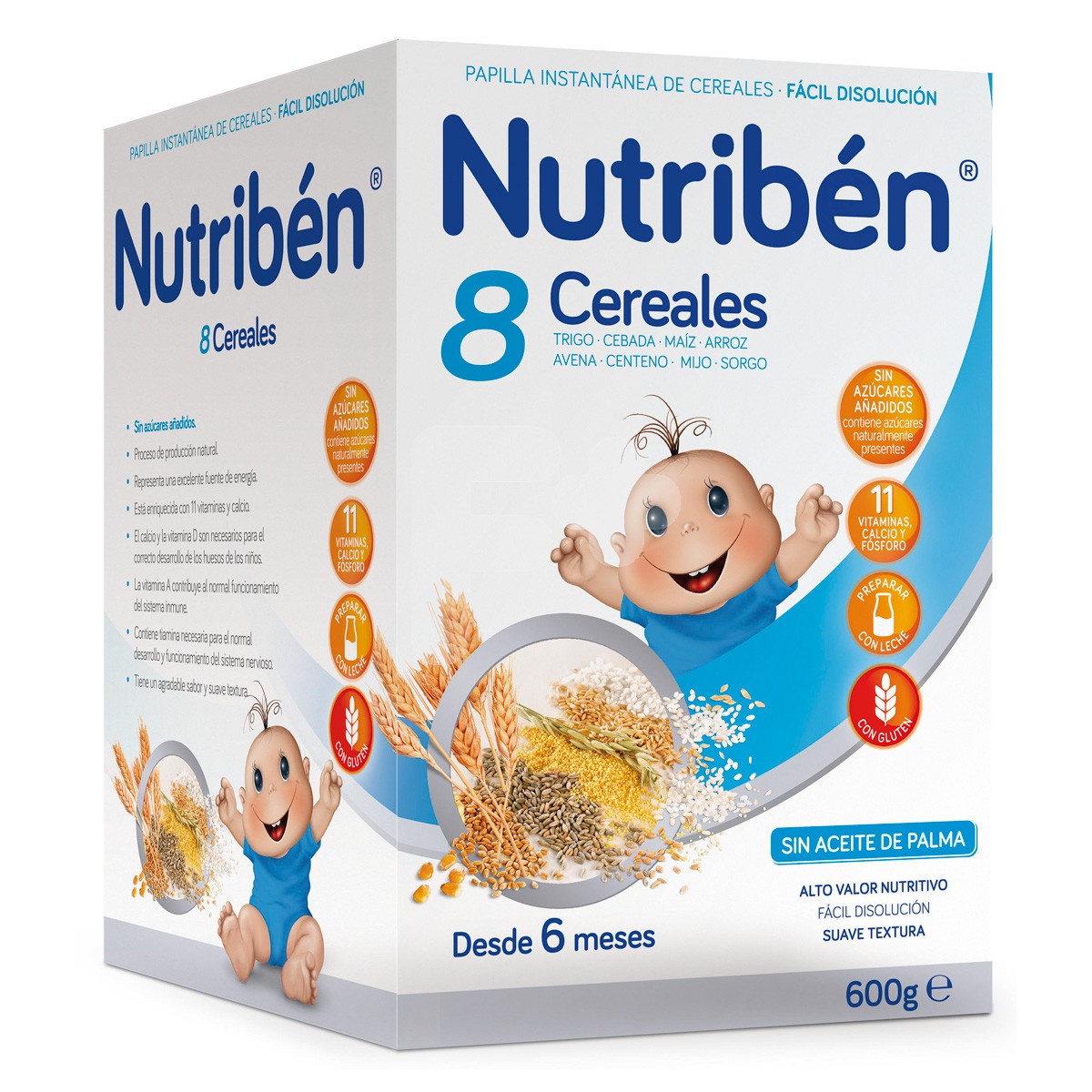 Nutribén 8 cereales bifidus 600gr Nutribén 8 cereales bifidus 600gr