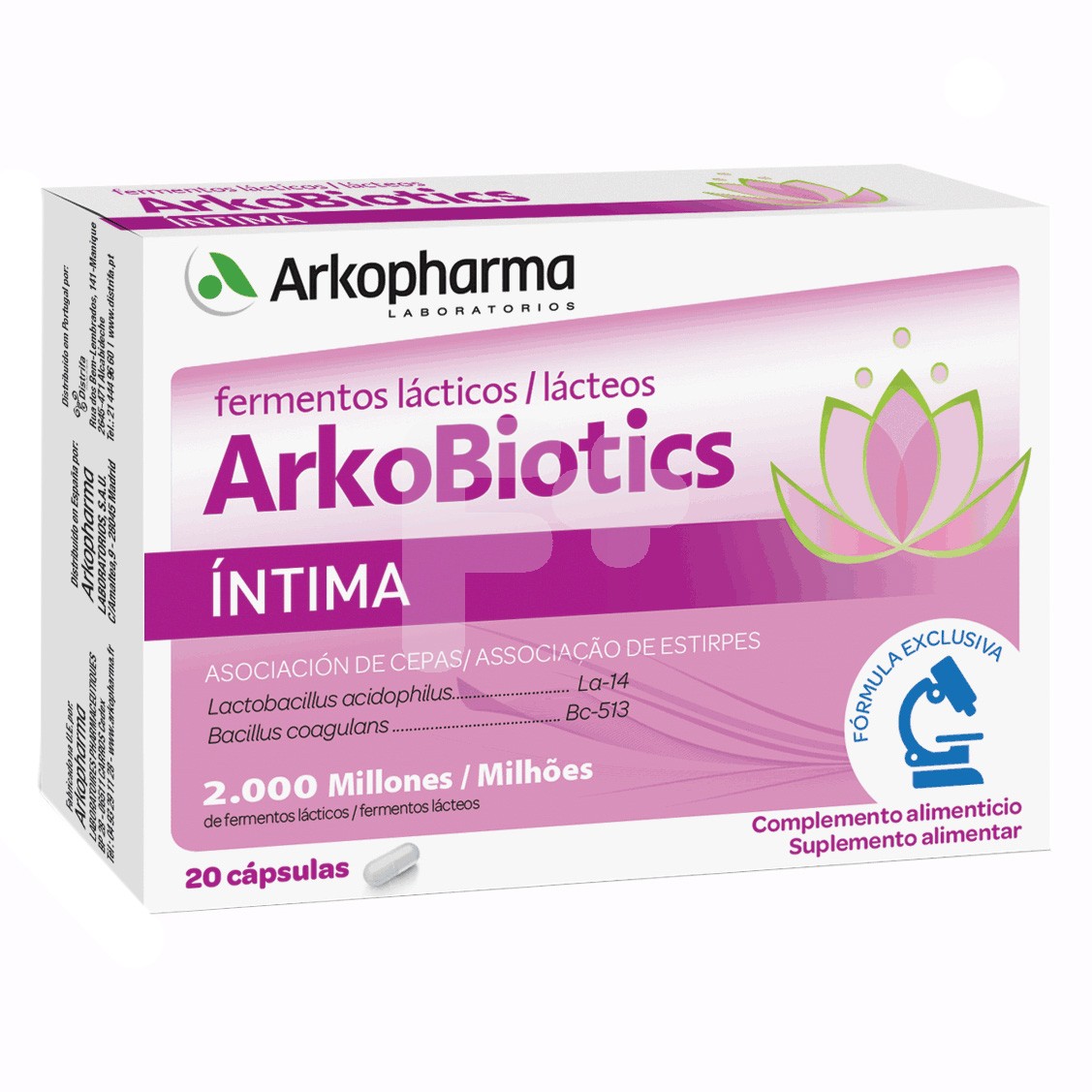 ARKOBIOTICS INTIMA 20 CAPSULAS