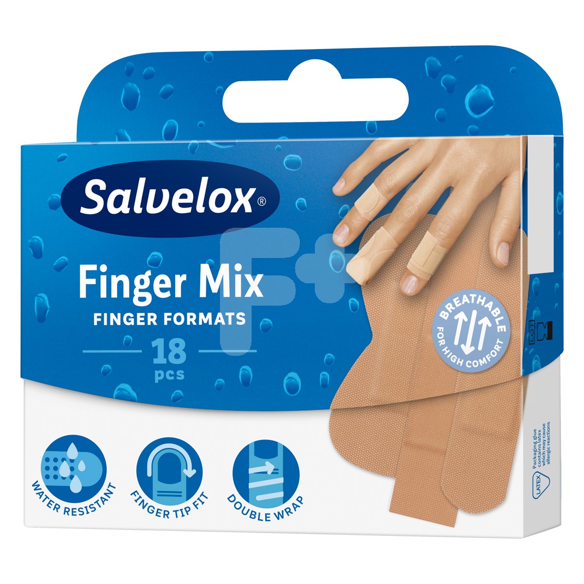 SALVELOX APOSITO ADHES FINGER MIXED 18U.