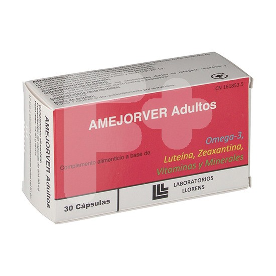 Amejorver adultos 30 capsulas blandas