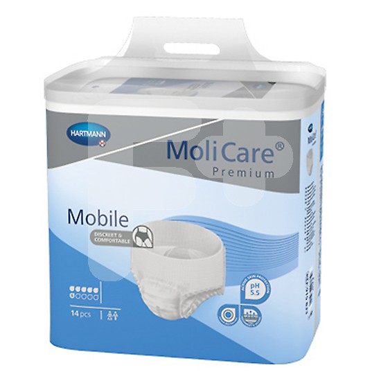 Molicare Premium Mobile 6 gotas Talla XL 14u