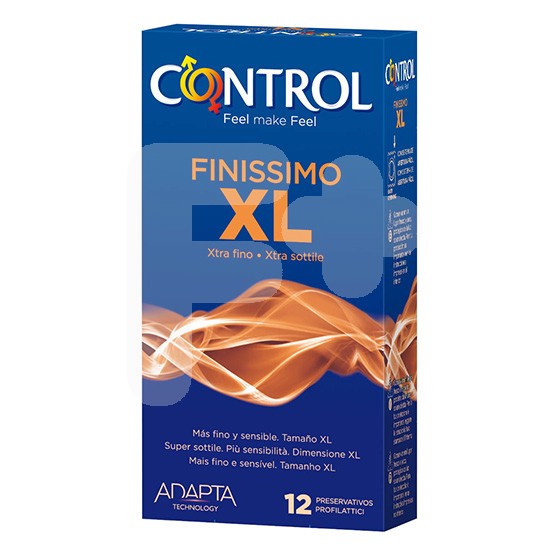 Control preservativo finissimo XL 12uds