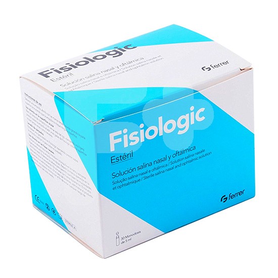 FISIOLOGIC SOLUCION SALINA 5ML X 30 MONO