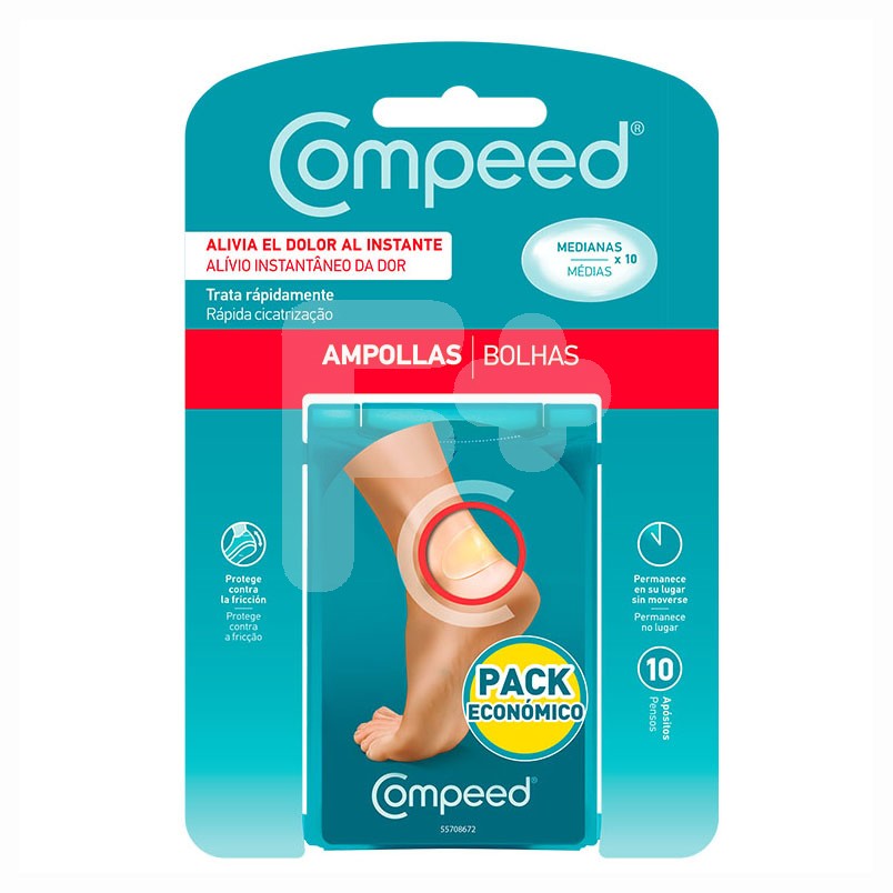 Compeed ampollas medianas 10und