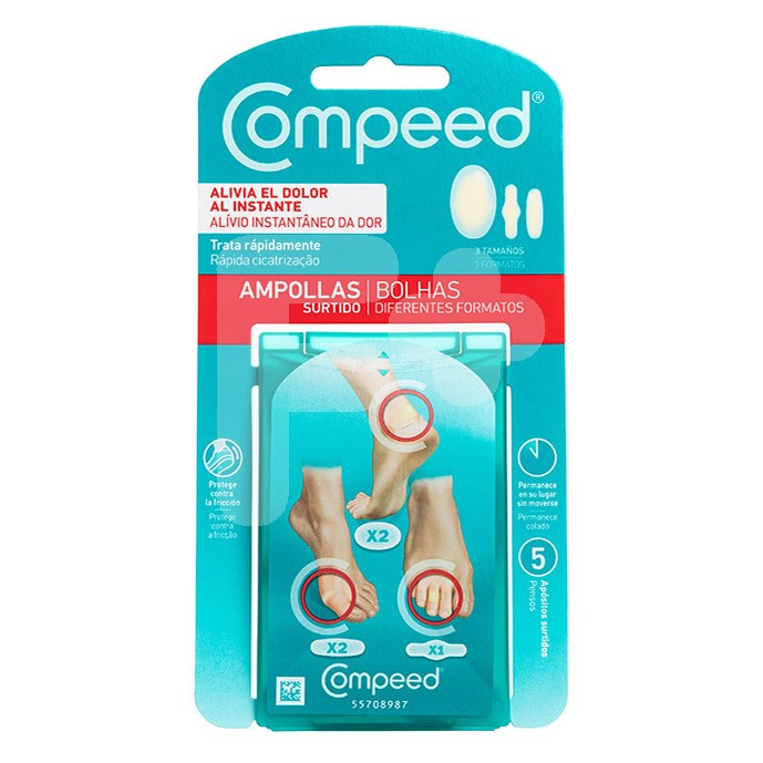 Compeed ampollas pack mixto 5 apósitos