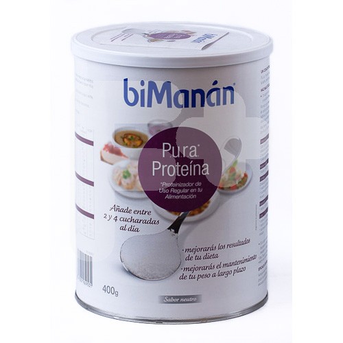 BIMANAN PROTEINA PURA SABOR NEUTRO 400GR BIMANAN PROTEINA PURA SABOR NEUTRO 400GR