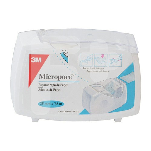 ESPARADRAPO MICROPORE BLANCO 7,5X2,5 POR