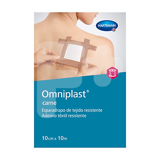 Omniplast esparadrapo tela rosa 10mx10cm