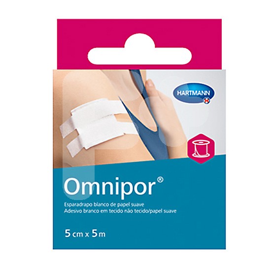 Omnipor esparadrapo papel 5mx5cm