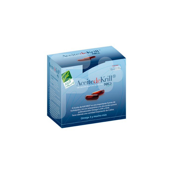 100% Natural Aceite krill 120 perlas