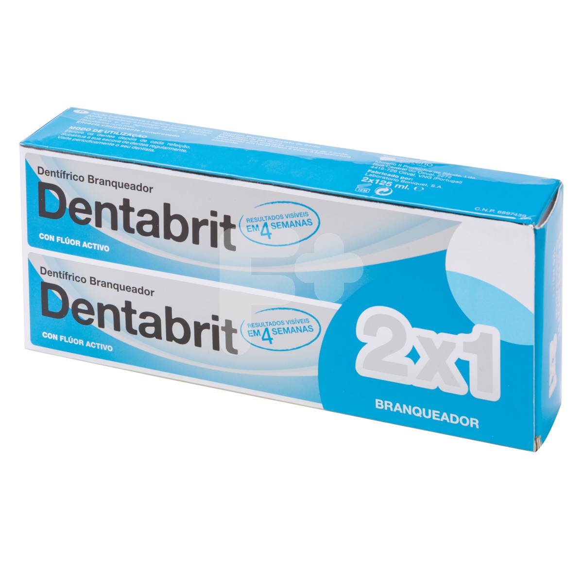 DENTABRIT PASTA DENTAL BLANQ. 125ML. 2X1