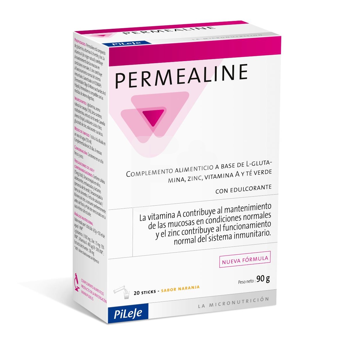 Pileje Permealine naranja 20 sticks