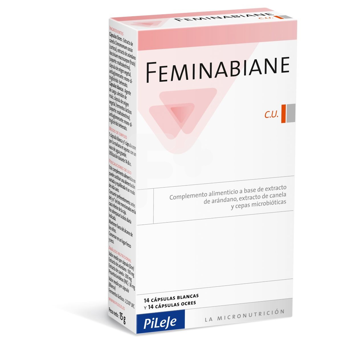 Feminabiane Pileje feminabiane confort urinario 14 cápsulas
