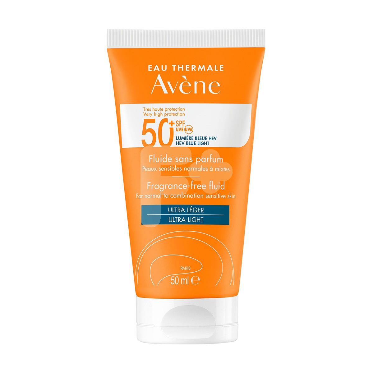 Avene fluido spf50+ sin perfume 50ml Avene fluido spf50+ sin perfume 50ml