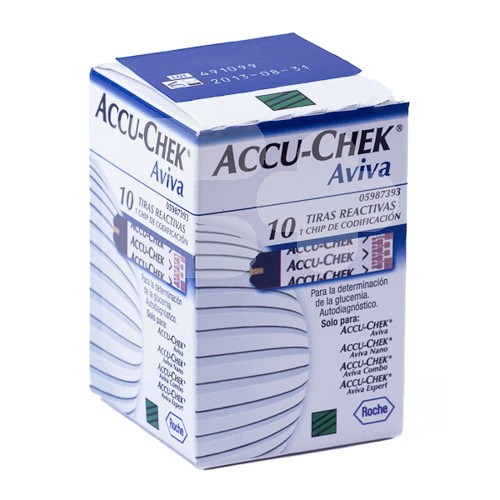 ACCU-CHEK AVIVA  10 TIRAS          ROCHE