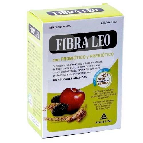 FIBRA LEO PROBIOTICO Y PREBIOTICO 180 C.