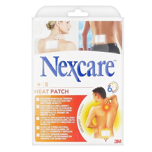 NEXCARE PARCHE CALOR 9,5X13 CM 5 UDS