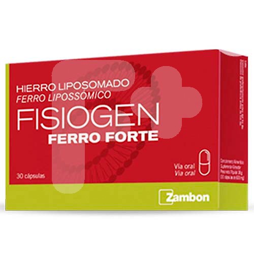 Fisiogen ferro forte 30 cápsulas