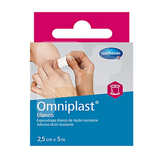 Omniplast tela blanco 5x2,5cm