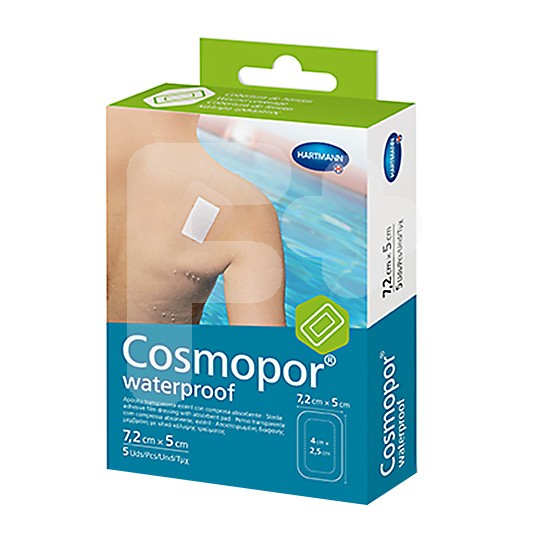 Cosmopor waterproof 7,2cmx5cm 5u