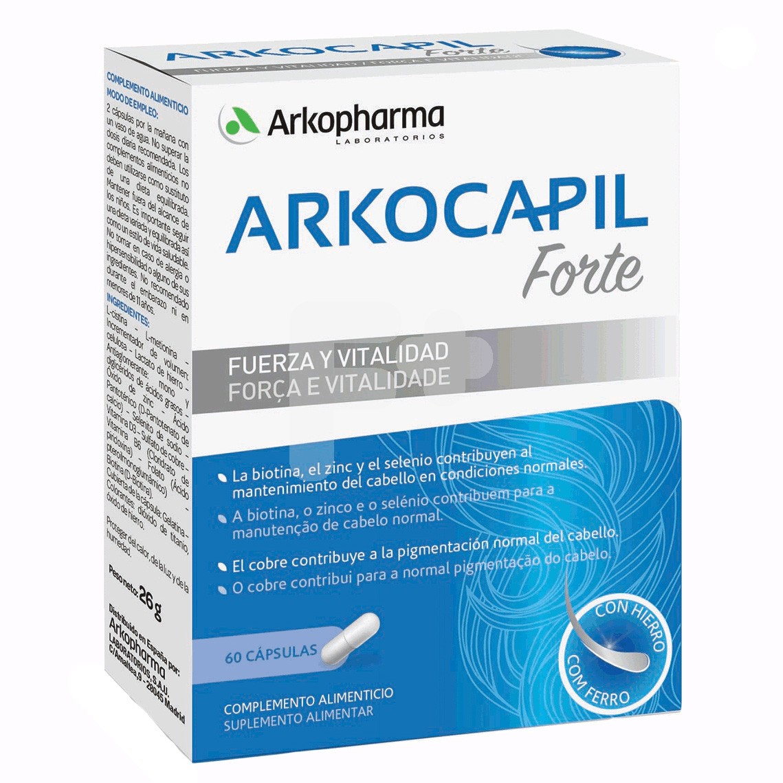 Arkocapil advance forte 60 cápsulas