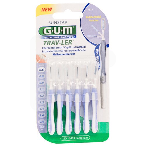 GUM CEPILLO INTERDENTAL TRAVLER 1312 0,6