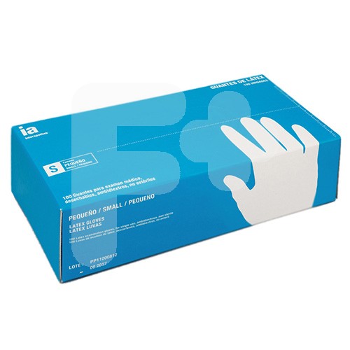 Interapothek guantes de látex empolvados talla S Interapothek guantes de látex empolvados talla S