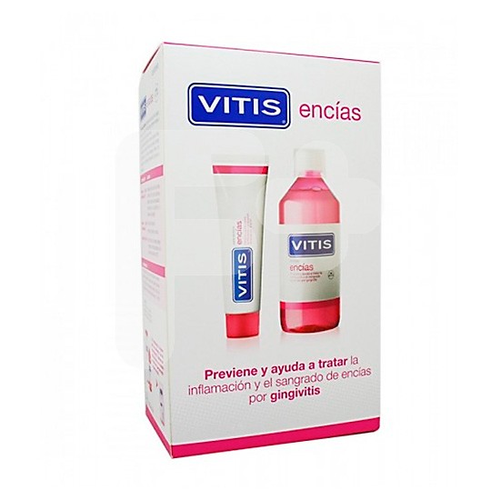 Vitis Pack encías pasta 100ml + Colutorio 500ml