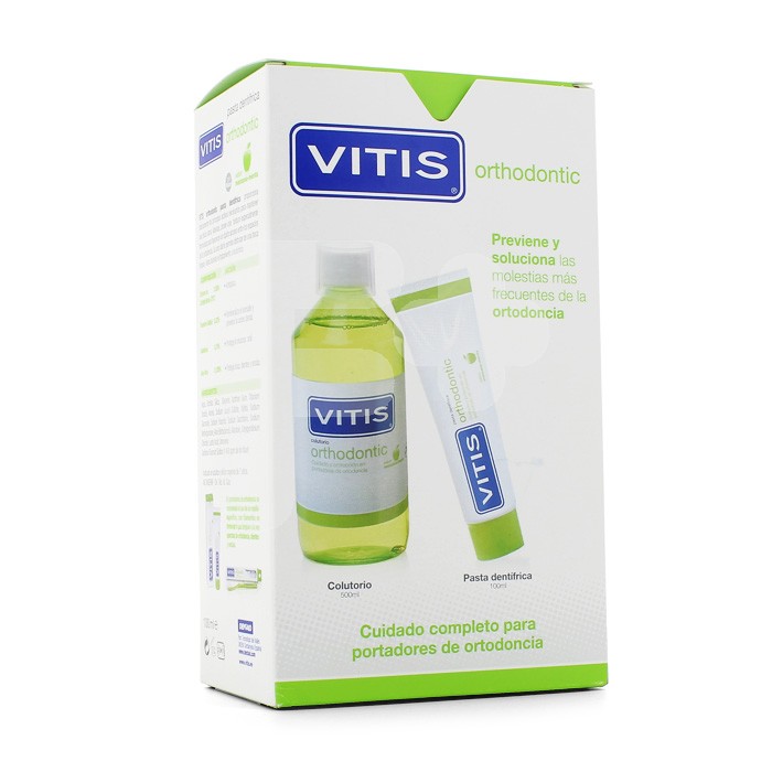 Vitis Orthodontic pasta 100ml + Colutorio 500ml