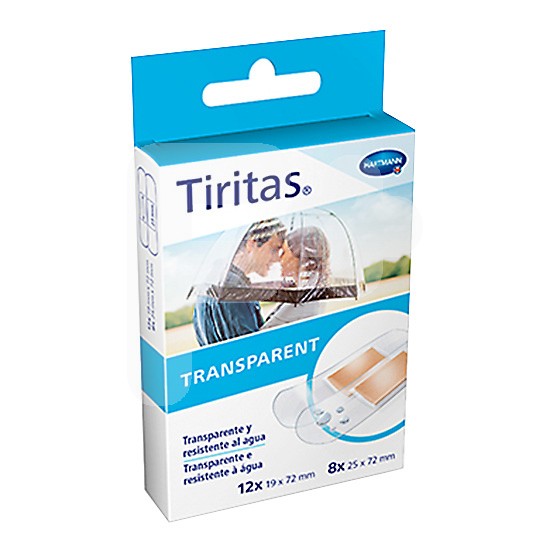 Hartmann tiritas transparentes surtidas 20u