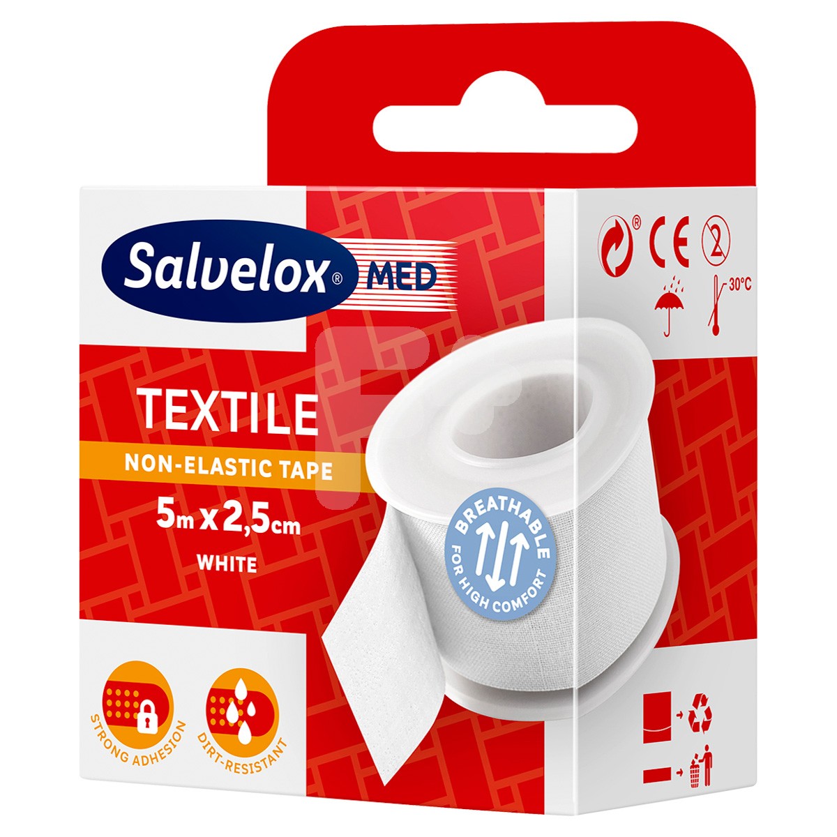 Salvelox esparadrapo textil blanco 5x2,5cm