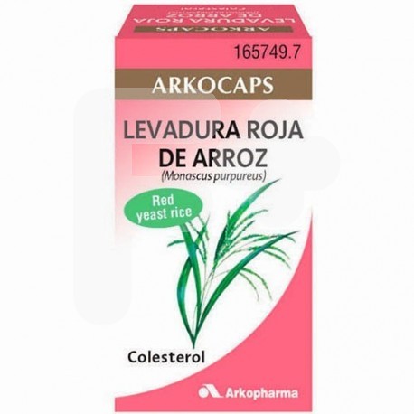 ARKOCAPSULAS LEVADURA ROJA DE ARROZ 45C.