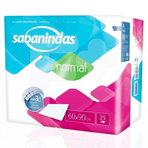 Sabanindas normal 60x90 25uds